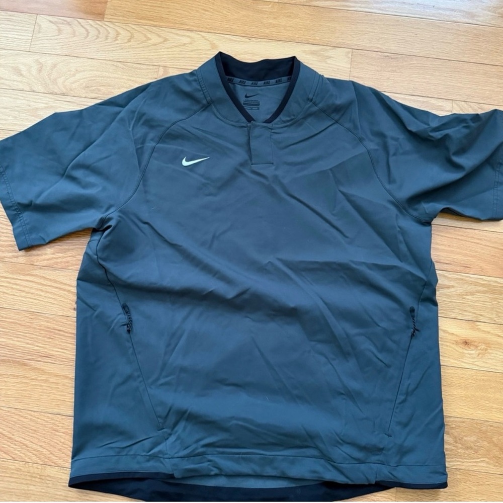 Nike Gray V-Neck Pullover Size XL
